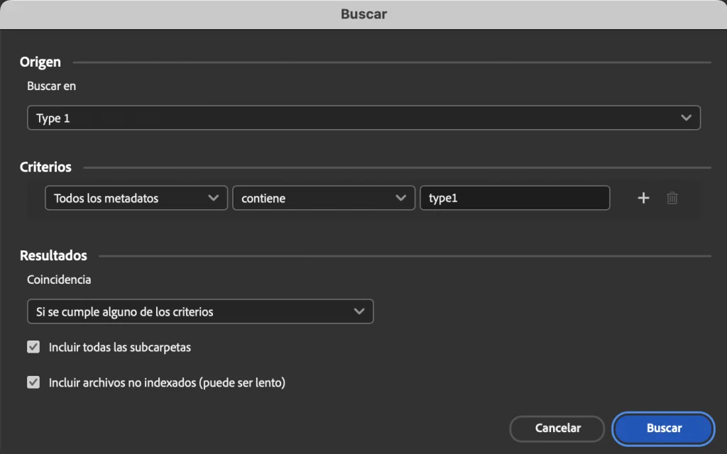 Configuración Adobe Bridge