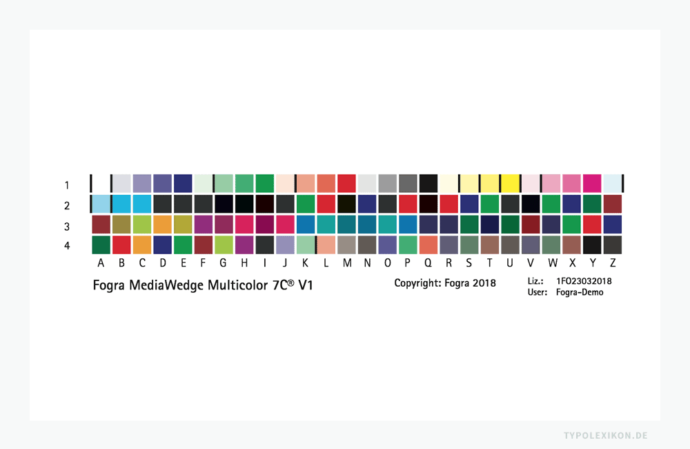Fogra Mediawedge Multicolor para Fogra 55