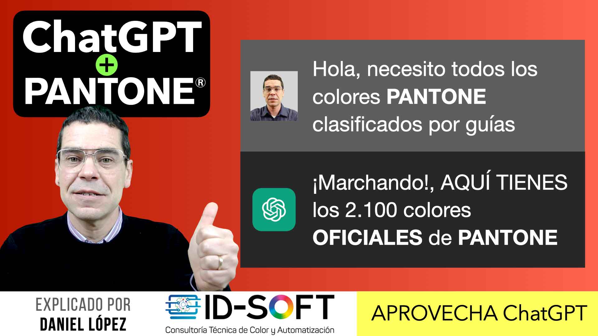 consigue colores Pantone con ChatGPT