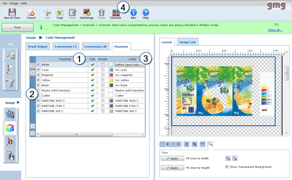gmg-colorproof software gmg colorproof para realizar pruebas de color
