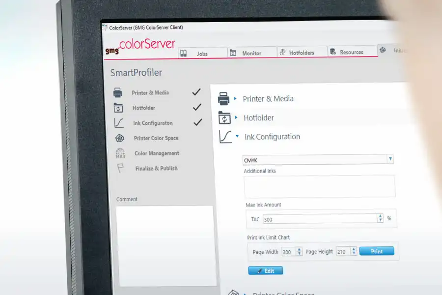 gmg colorserver software gmg colorserver para realizar conversion de color