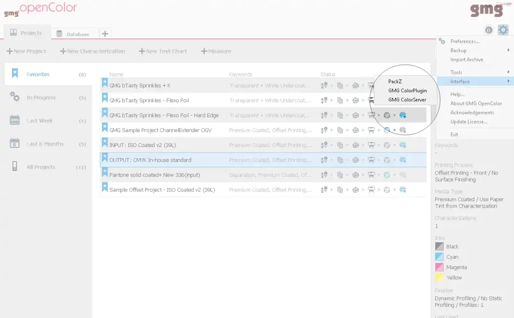 gmg opencolor software gmg opencolor para realizar conversion de color