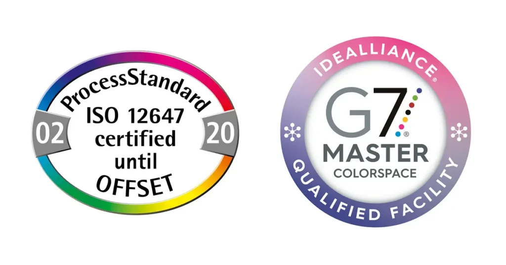Certificaciones ISO 12647 y G7 Master para imprentas offset Certificación ISO 12647 y G7 Master en impresión offset